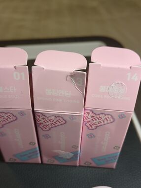 Set Of Three Colorgram Milk Bling Eyeshadows